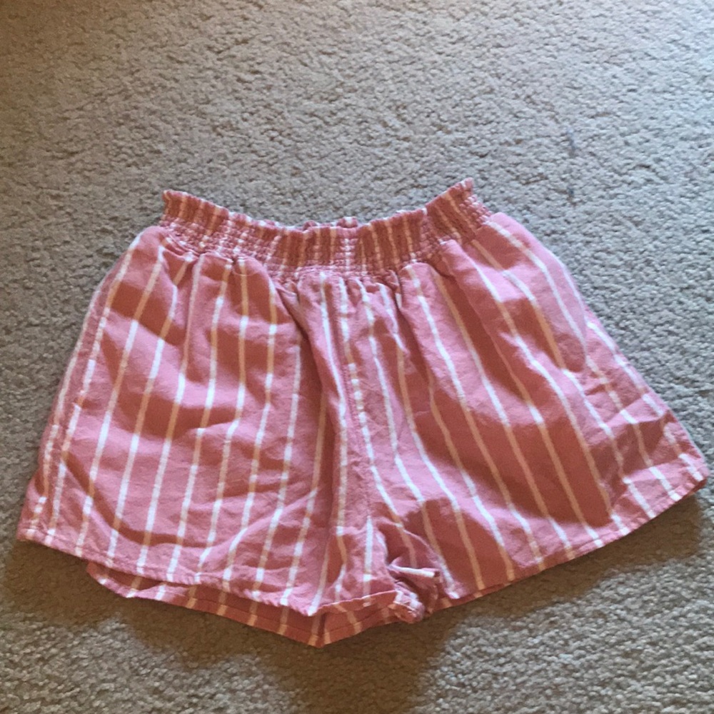 forever 21 striped shorts